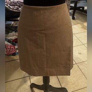 Good American Tan Pencil Skirt